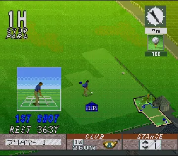 St. Andrews - Eikou to Rekishi no Old Course (Japan) screen shot game playing